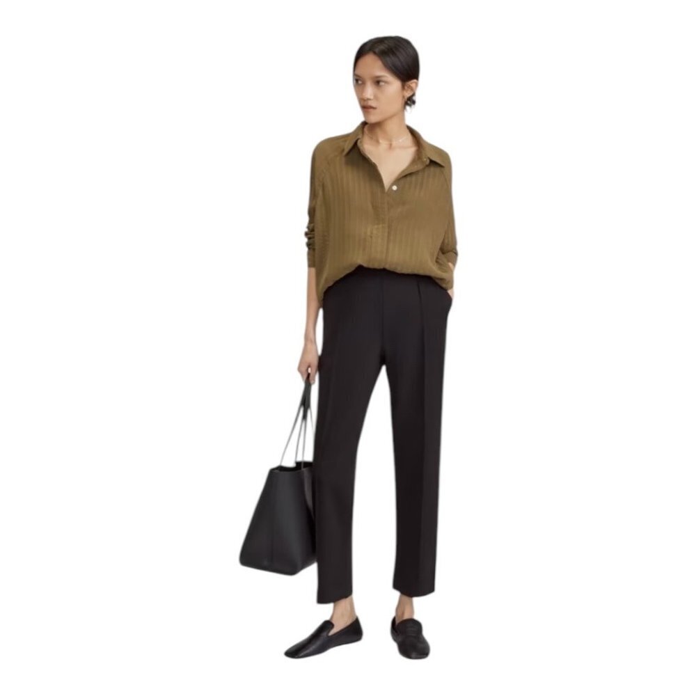 Everlane The Dream Pants Womens Size M Pull On Knit Pockets Office Minimalist
